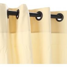 WeatherSmart Outdoor Curtain With Grommets By Hatteras Outdoors - 52 1/2 X 84 Inch - Oatmeal