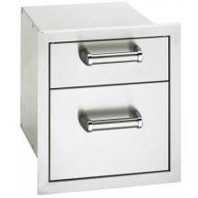 Fire Magic Premium Flush 14-Inch Double Access Drawer With Soft Close - 53802SC image