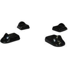Gourmet Guru Ceramic Feet For Grill - Black - Set Of Four image