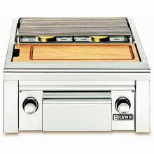 Lynx Professional Built-In Natural Gas Double Side Burner with Prep Center - LSB2PC-1-NG image