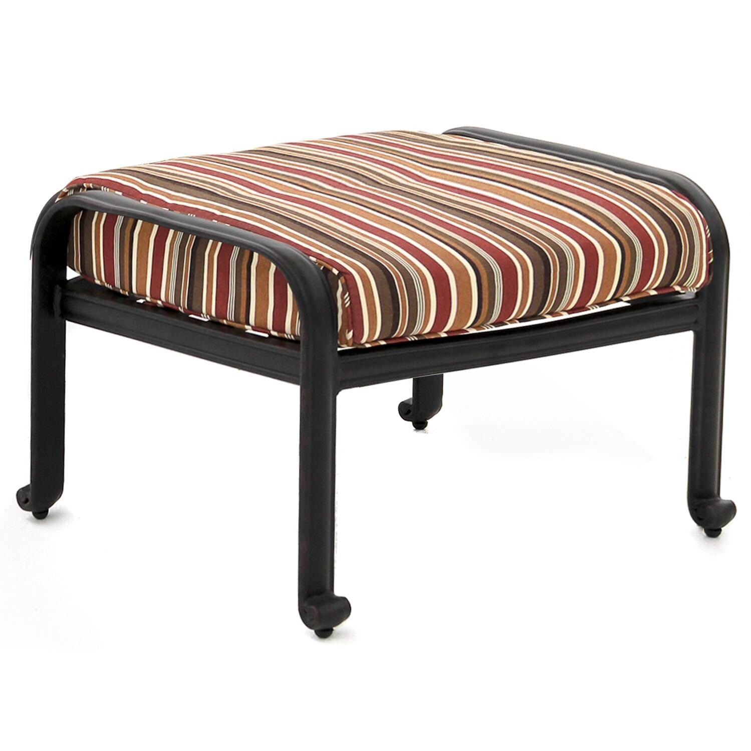 Rosedown Cast Aluminum Patio Ottoman By Lakeview Outdoor Designs