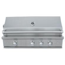 Caliber CrossFlame Silver 41-Inch Built-In Propane Gas Grill With Sear Burner And Rotisserie image
