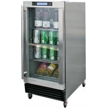 Cal Flame BBQ10715 Outdoor Compact Beverage Cooler - Stainless Steel