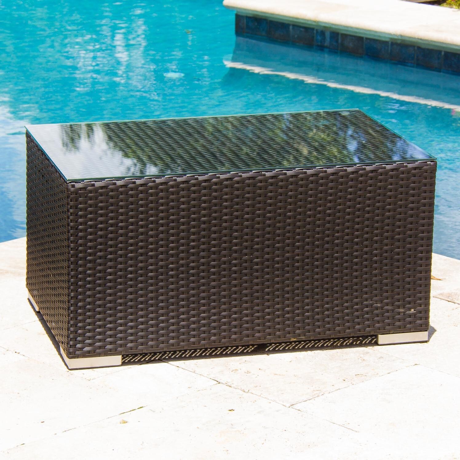 Avery Island 16 Piece Resin Wicker Patio Sectional Seating Set With 3