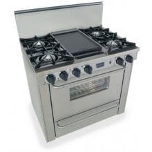 FiveStar Ranges TTN310-7BW 36 Inch Natural Gas Convection Range With Open Burners- Stainless Steel