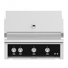 Hestan 36-Inch Built-In Propane Gas Grill W/ Sear Burner & Rotisserie - Stealth - GMBR36-LP-BK image