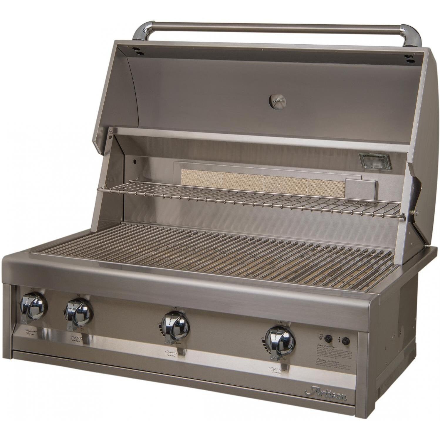 Artisan Classic By Alfresco 36Inch BuiltIn Natural Gas Grill With