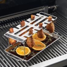 Broil King 8 X 15-Inch Stainless Steel Wing Grill Rack & Pan image