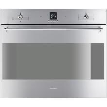 SMEG Classic 27-Inch Built-In Electric Single Wall Oven - Stainless - SC709XU