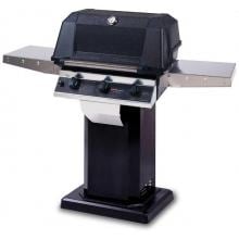 MHP Gas Grills WHRG4DD Grill W/ SearMagic Grids On Black Patio Base