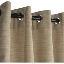 Sunbrella Outdoor Curtain With Grommets By Hatteras Outdoors - 52 1/2 X 84 Inch - Dupione Sand