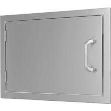 BBQ Guys Kingston Series 24 Inch Left-Hinged Single Access Door - Horizontal