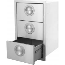 BBQGuys.com Portofino Series 14 Inch Triple Access Drawer