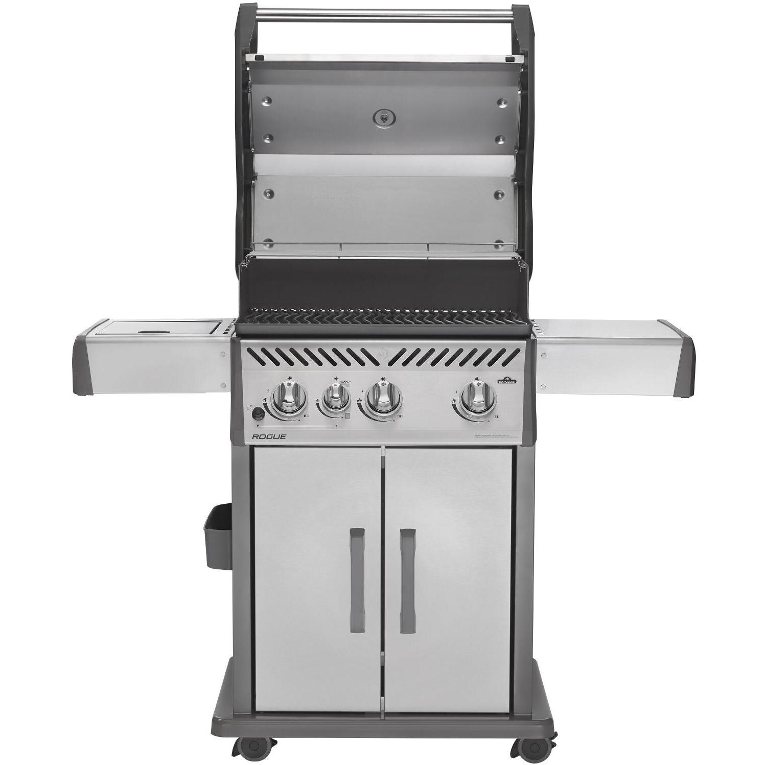 Napoleon Rogue 425 Freestanding Propane Gas Grill With Infrared Side
