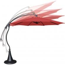 Darlee 10 Ft Cast Iron Patio Umbrella With Base - Henna