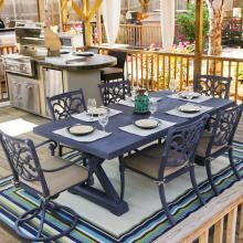 Lakeview Outdoor Designs Camellia Aluminum 6 Person Dining Set