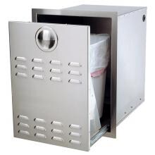 Luxor Slimline 20-Inch Roll-Out Propane Tank / Trash Can Holder - Large - AHT-TS-L image