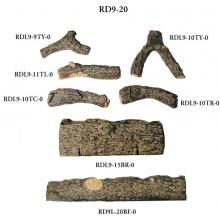 Peterson Real Fyre Golden Oak Designer Log Breakdown 