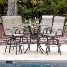Lakeview Outdoor Designs Madison Bay Sling 4 Person Bar Set