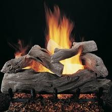 Rasmussen 24-Inch Manzanita Gas Log Set With Vented Flaming Ember XTRA Burner