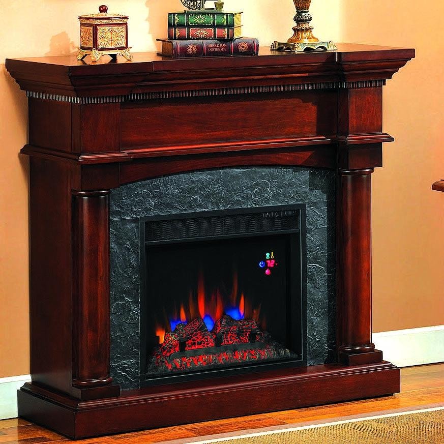 Marthas Vineyard 38 Inch Electric Fireplace Antique