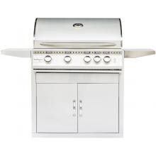 Summerset Sizzler Pro 32-Inch 4-Burner Freestanding Natural Gas Grill With Rear Infrared Burner - SIZPRO32-NG image