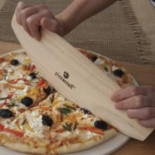 14-Inch Wood Rocking Pizza Cutter image
