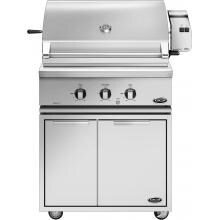 DCS Professional 30-Inch Freestanding Natural Gas Grill With Rotisserie On DCS CAD Cart - BH1-30R-N image