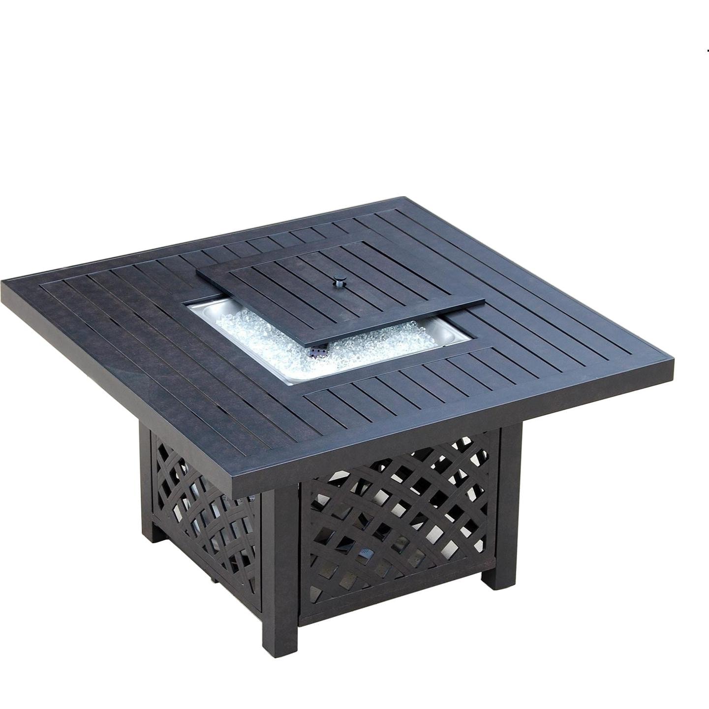 Avondale 5 Piece Aluminum Patio Fire Pit Seating Set By Lakeview