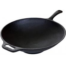 Cajun Cookware Wok 4 Quart Seasoned Cast Iron Wok