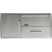 Coyote 42-Inch Access Door And Drawer Combo With Warming Drawer - CCD-WD image