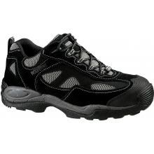 Wolverine Mens Slip-Resistant Static Dissipating Low Athletic Steel Toe Work Shoes - Black - Size 12 - Extra Wide