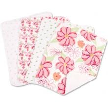 Trend Lab 4-Piece Burp Cloth Set - Hula Baby
