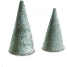 Peterson Gas Logs Decorative Geo Shapes Slate Cone Set - Set Of 4