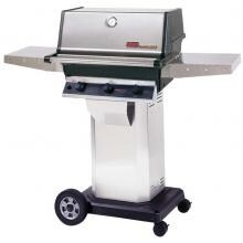 MHP Gas Grills TRG2 Infrared Natural Gas Grill W/ SearMagic Grids On Stainless Cart