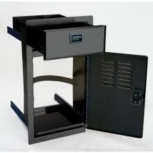 Fire Magic Legacy 14 Inch Black Door & Drawer Combo With Propane Tank Storage