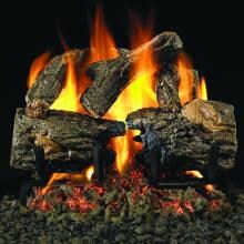 Peterson Real Fyre 16-Inch Charred Oak Log Set With Vented G4 Burner