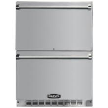 Marvel 6.08 Cu. Ft. Built-In Outdoor Refrigerator Drawers - Stainless Steel - 6ORDE