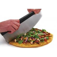 Broil King 15-Inch Stainless Steel Rocking Mezzaluna Pizza Cutter image