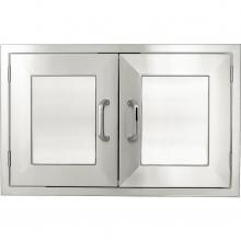 BBQGuys.com Kingston Panel Series 48-Inch Stainless Steel Double Access Door image