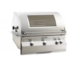 Fire Magic Aurora A660i 30-Inch Built-In Natural Gas Grill With Analog Thermometer, Rotisserie And Magic View Window - A660i-6EAN-W image
