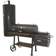 Bayou Classic 36-Inch Barrel Smoker Grill With Firebox And Vertical Chamber