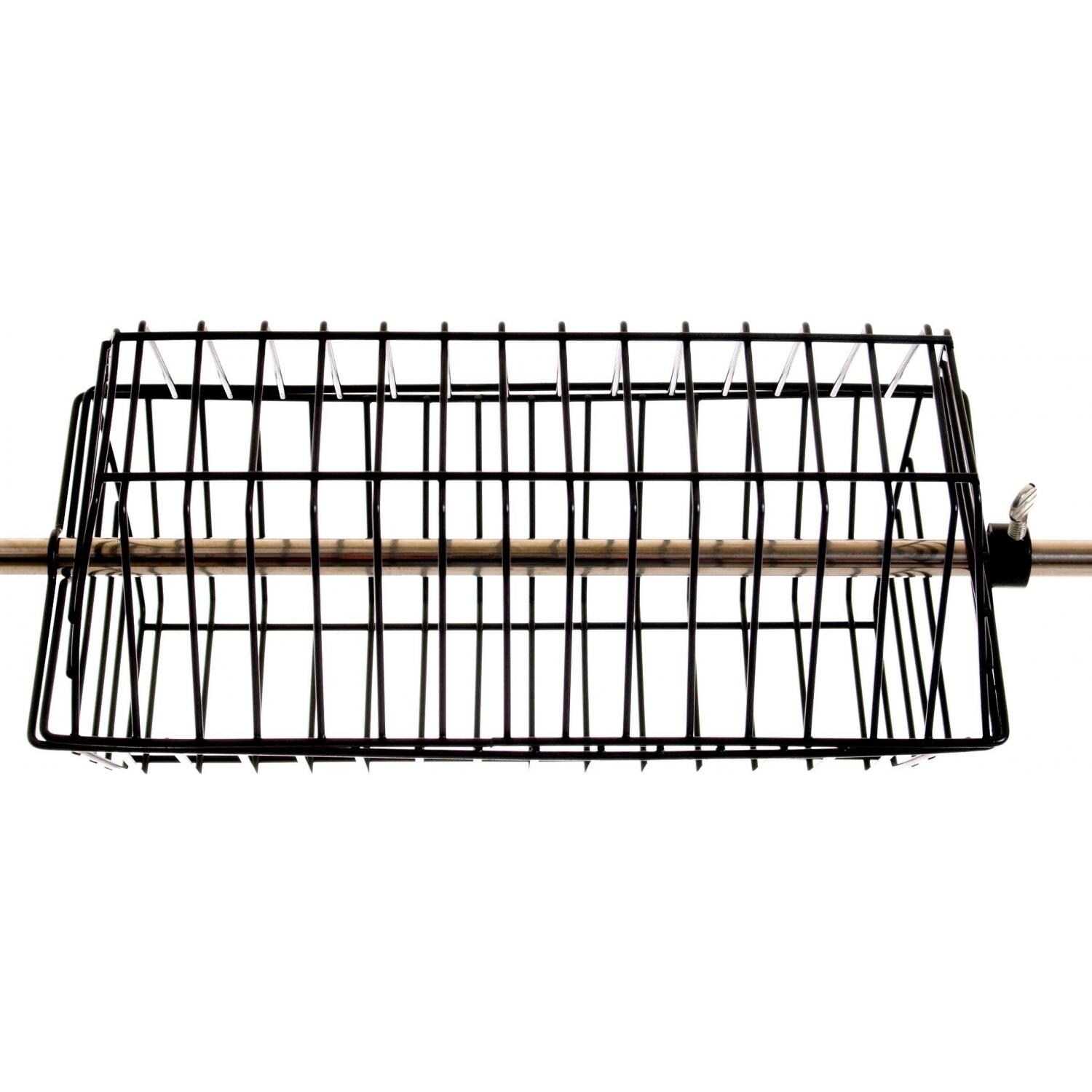 Deluxe NonStick Chicken & Rib BBQ Tumble Basket The Grill Store and More