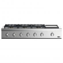 DCS 48-Inch Professional 6-Burner Natural Gas Cooktop With Griddle - CPV2-486GD-N image
