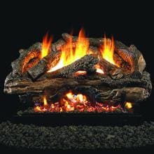 Charred Aged Split Peterson Real Fyre Vented Set