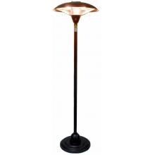 Fire Sense 700/800/1500 Watt Round Electric Halogen Patio Heater - Hammered Bronze