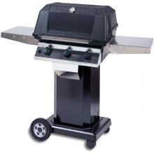 MHP WHRG4DD Freestanding Hybrid Natural Gas Grill W/ SearMagic Grids On Black Cart image