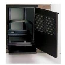 Fire Magic Legacy 14 Inch Black Single Access Door With Propane Tank Storage