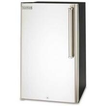 Fire Magic 20-Inch 4.2 Cu. Ft. Premium Left Hinge Compact Refrigerator - Stainless Steel Door / Black Cabinet - 3590-DL image