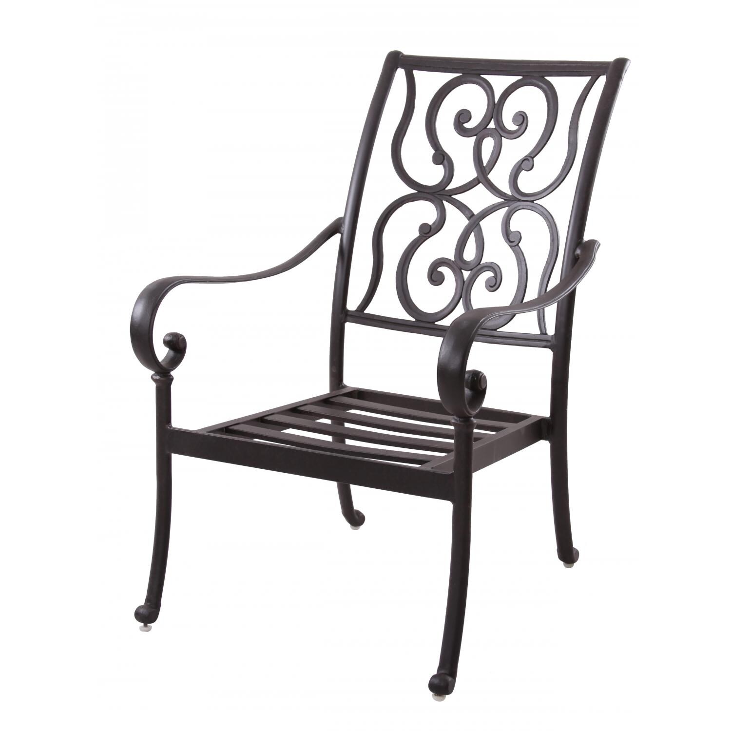 Darlee Santa Anita Cast Aluminum Patio Dining Chair - Antique Bronze